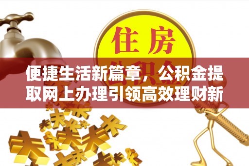 浦江便捷生活新篇章，公积金提取网上办理引领高效理财新趋势
