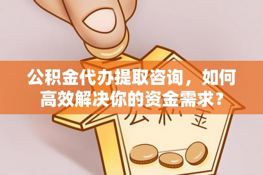 浦江公积金代办提取咨询，如何高效解决你的资金需求？