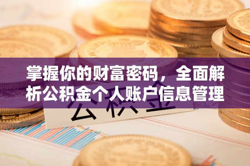 浦江掌握你的财富密码，全面解析公积金个人账户信息管理