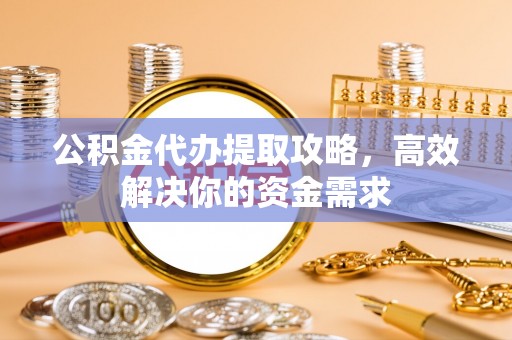 浦江公积金代办提取攻略，高效解决你的资金需求