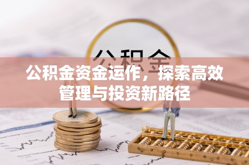 浦江公积金资金运作，探索高效管理与投资新路径